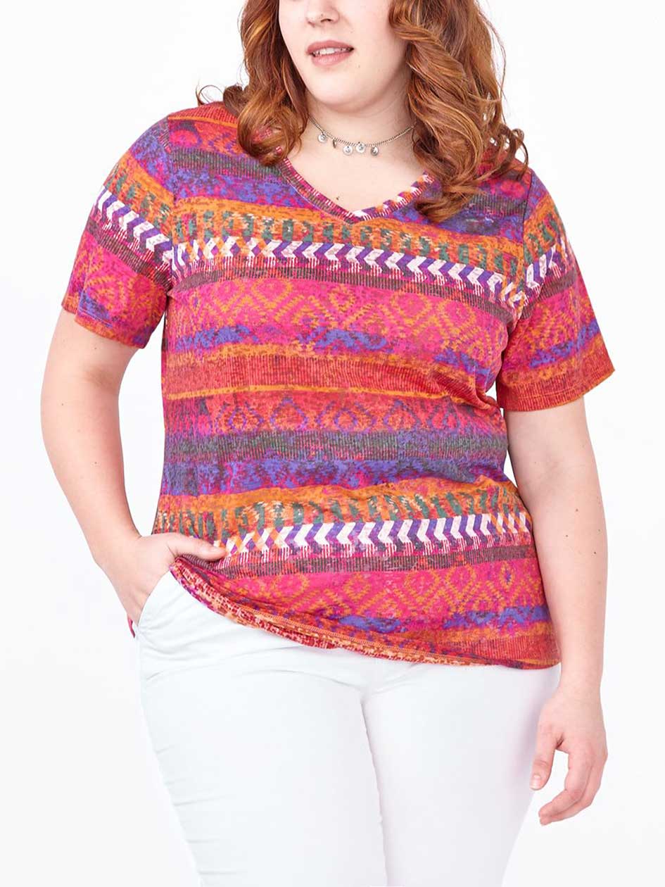 Shaped Fit Printed T-Shirt Shaped Fit Printed T-Shirt