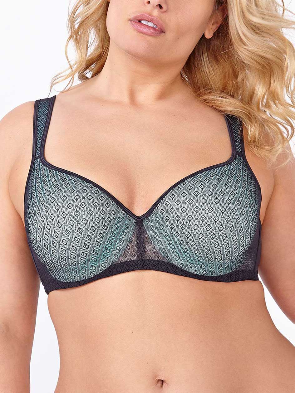 Ti Voglio Padded T-Shirt Bra with Mesh Ti Voglio Padded T-Shirt Bra with Mesh
