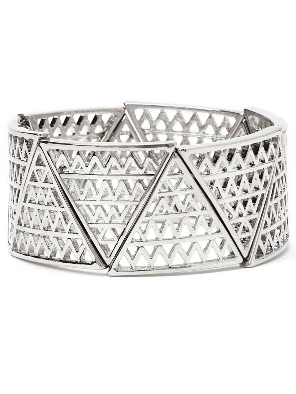 Stretch Bracelet with Triangles Stretch Bracelet with Triangles