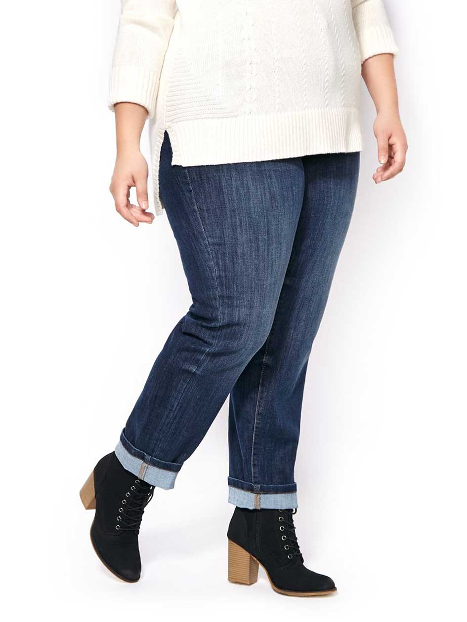 d/c JEANS Petite Curvy Fit Straight Leg Jean d/c JEANS Petite Curvy Fit Straight Leg Jean
