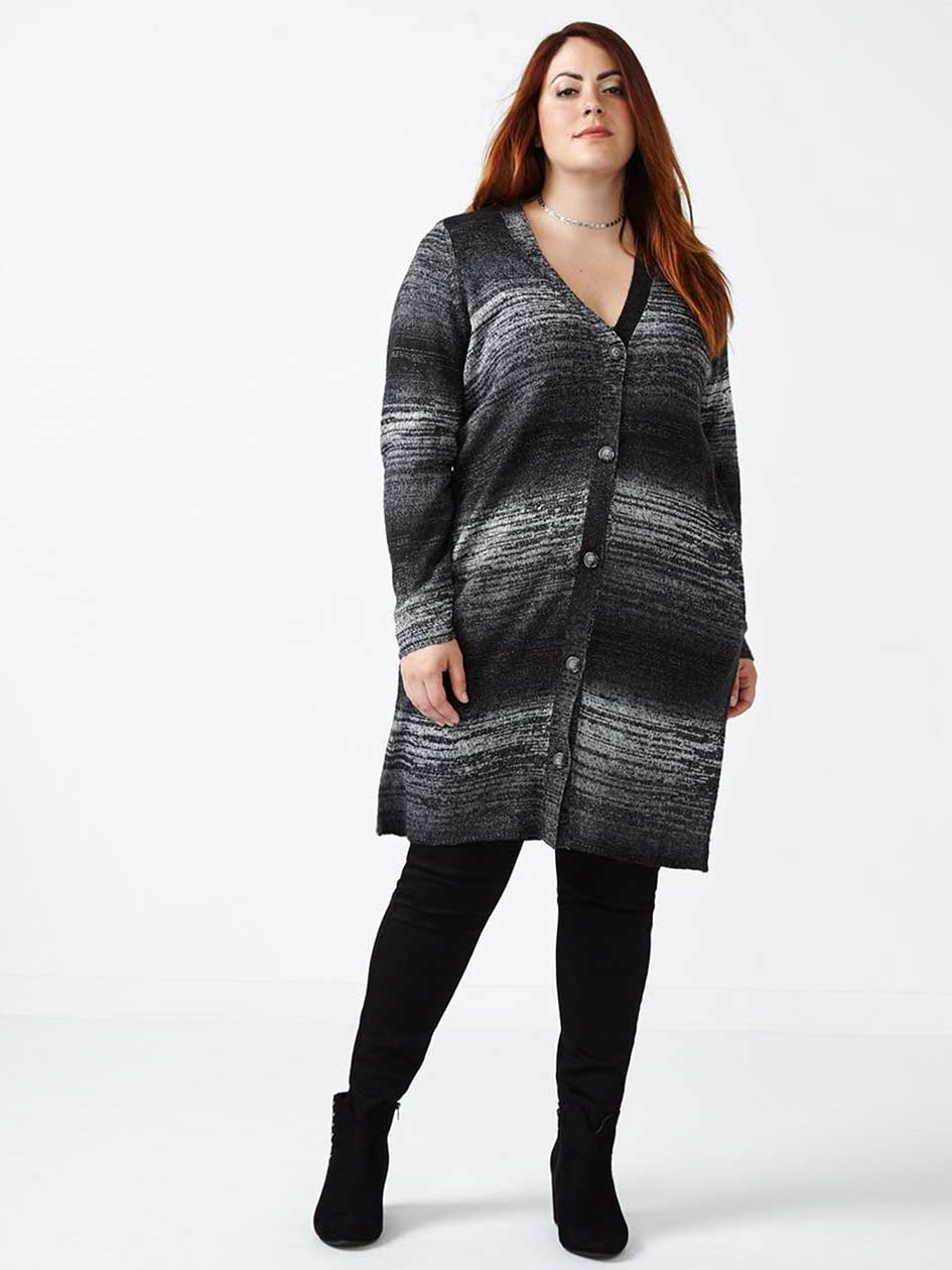 d/c JEANS Long Sleeve Ombré Duster Cardigan d/c JEANS Long Sleeve Ombré Duster Cardigan