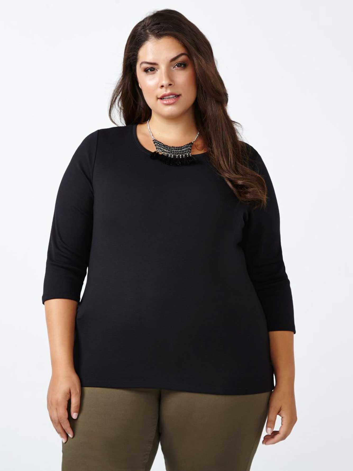 Curve Fit 3/4 Sleeve TShirt Penningtons