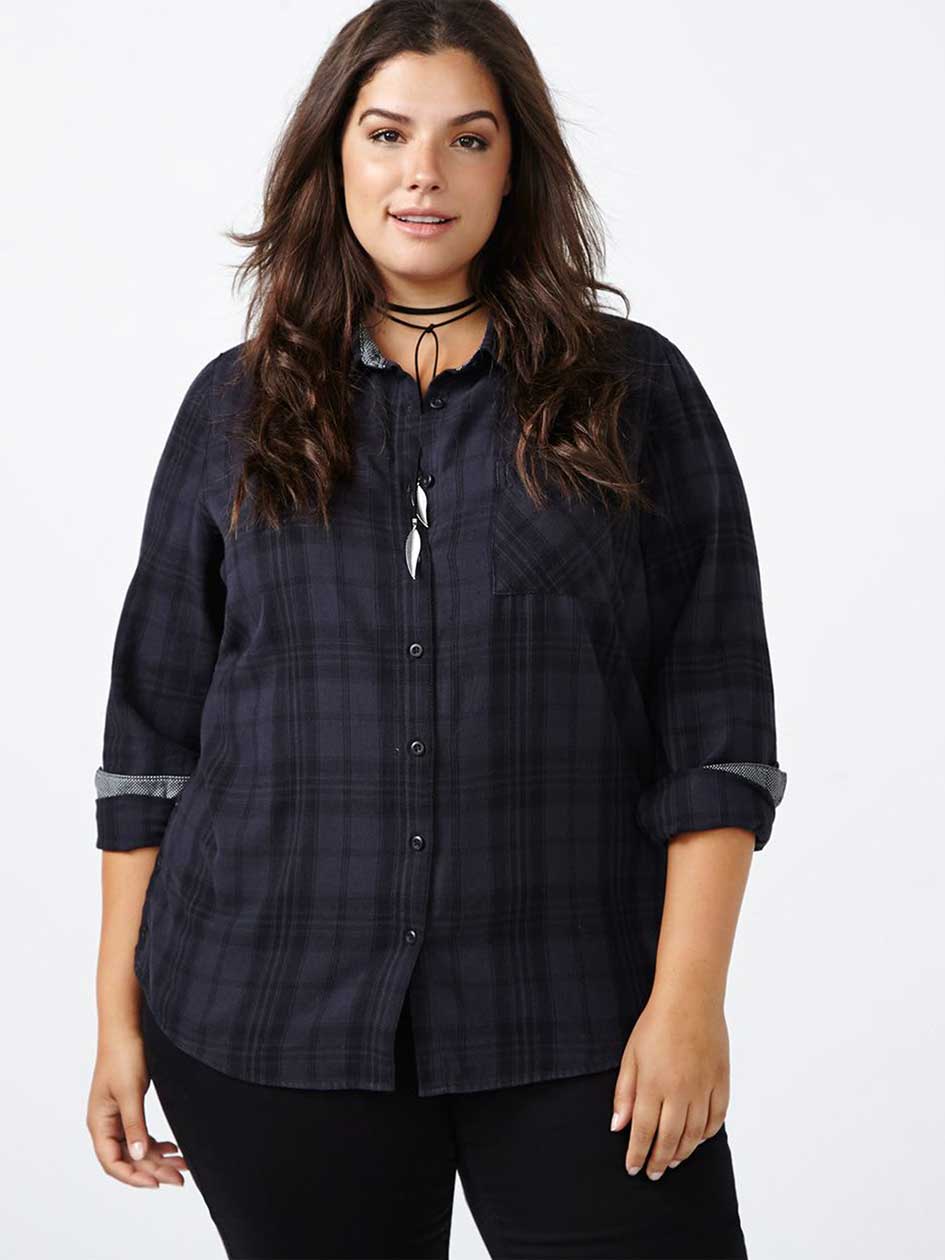 d/c JEANS Cotton Plaid Shirt d/c JEANS Cotton Plaid Shirt