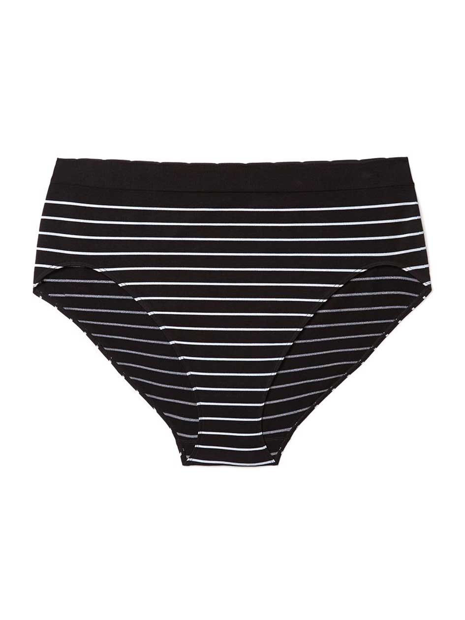 Ti Voglio Seamless Striped Brief Panty Ti Voglio Seamless Striped Brief Panty
