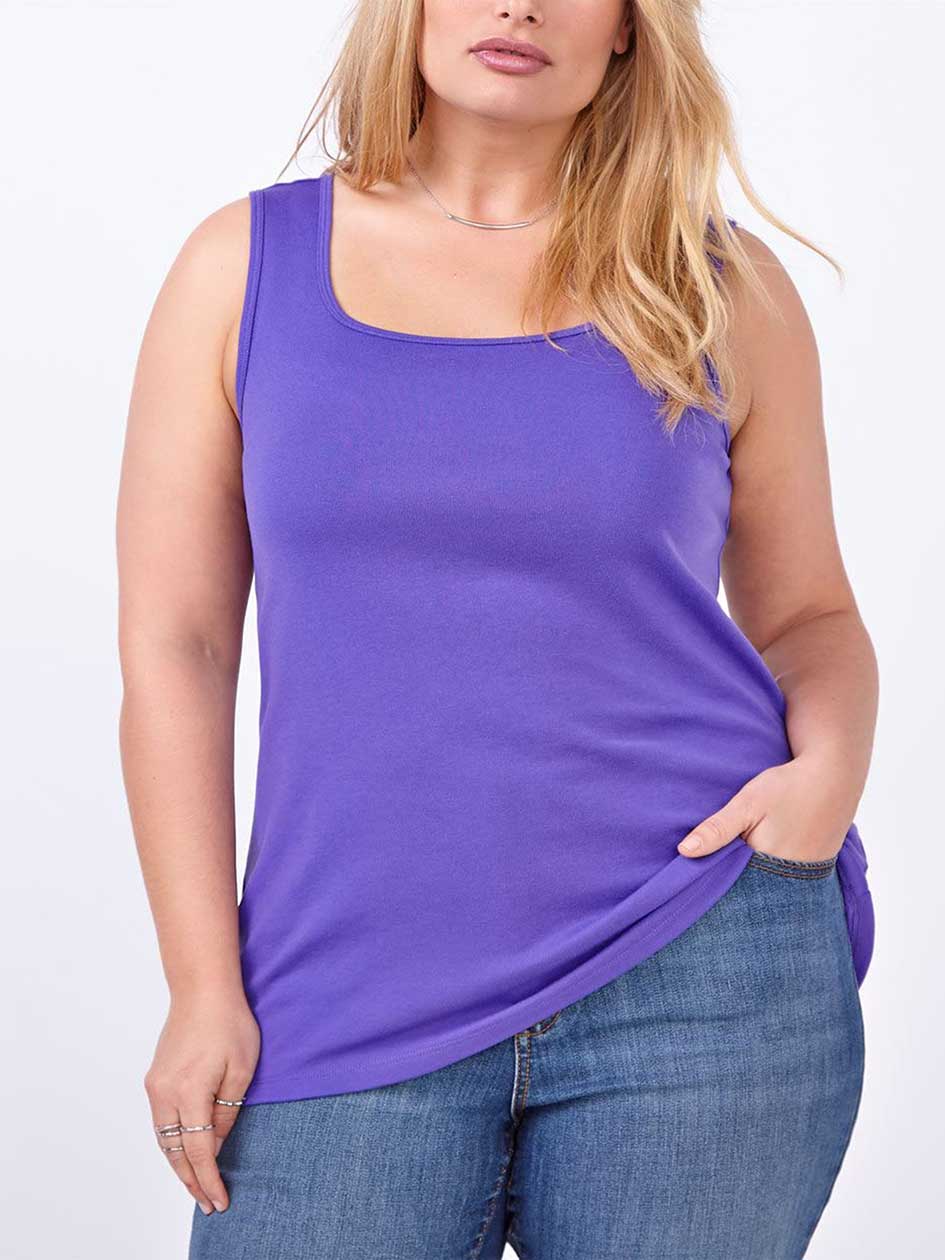 Shaped Fit Basic Tank Top Shaped Fit Basic Tank Top