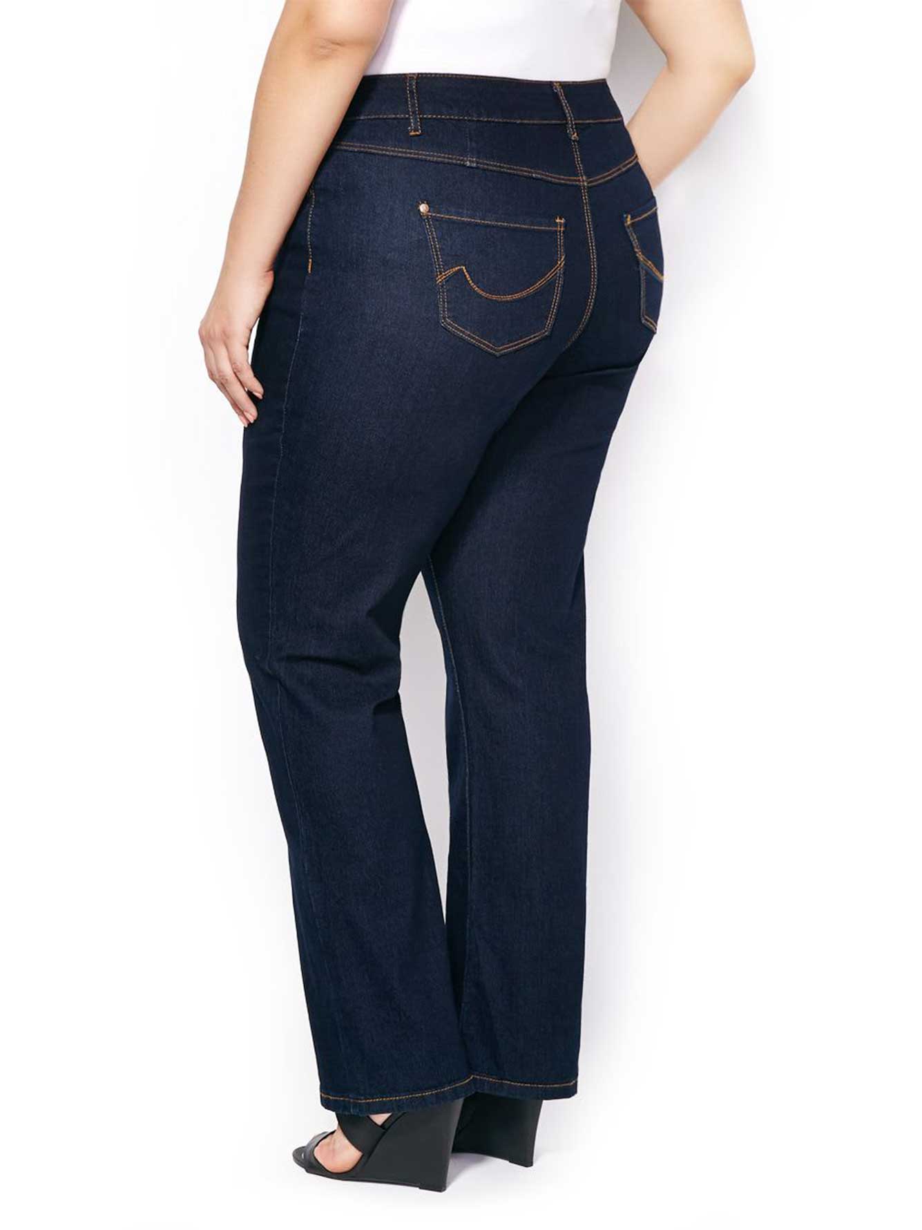 d/c JEANS Petite Curvy Fit Bootcut Jean Penningtons