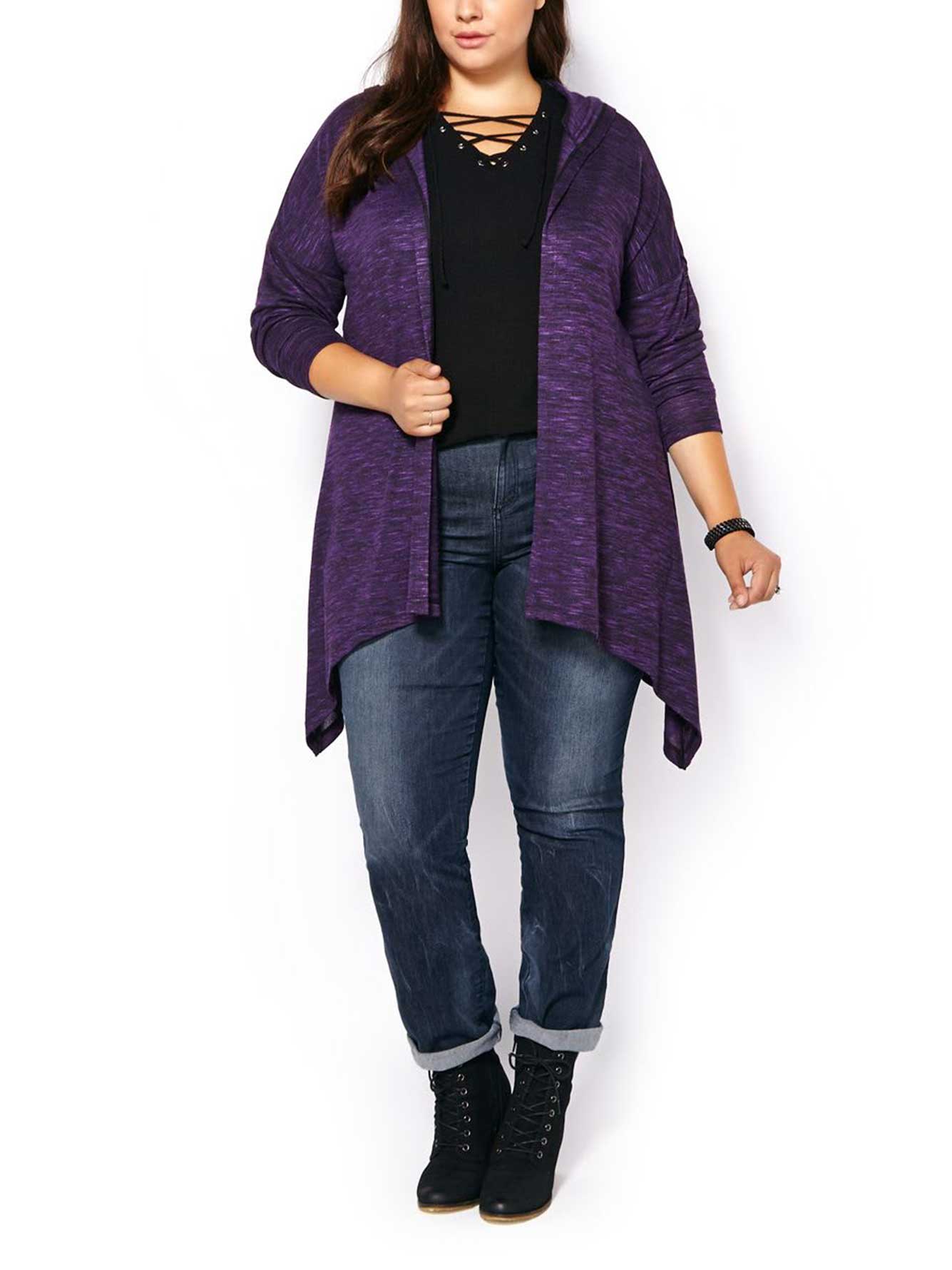 Long Sleeve Hooded Cardigan Penningtons