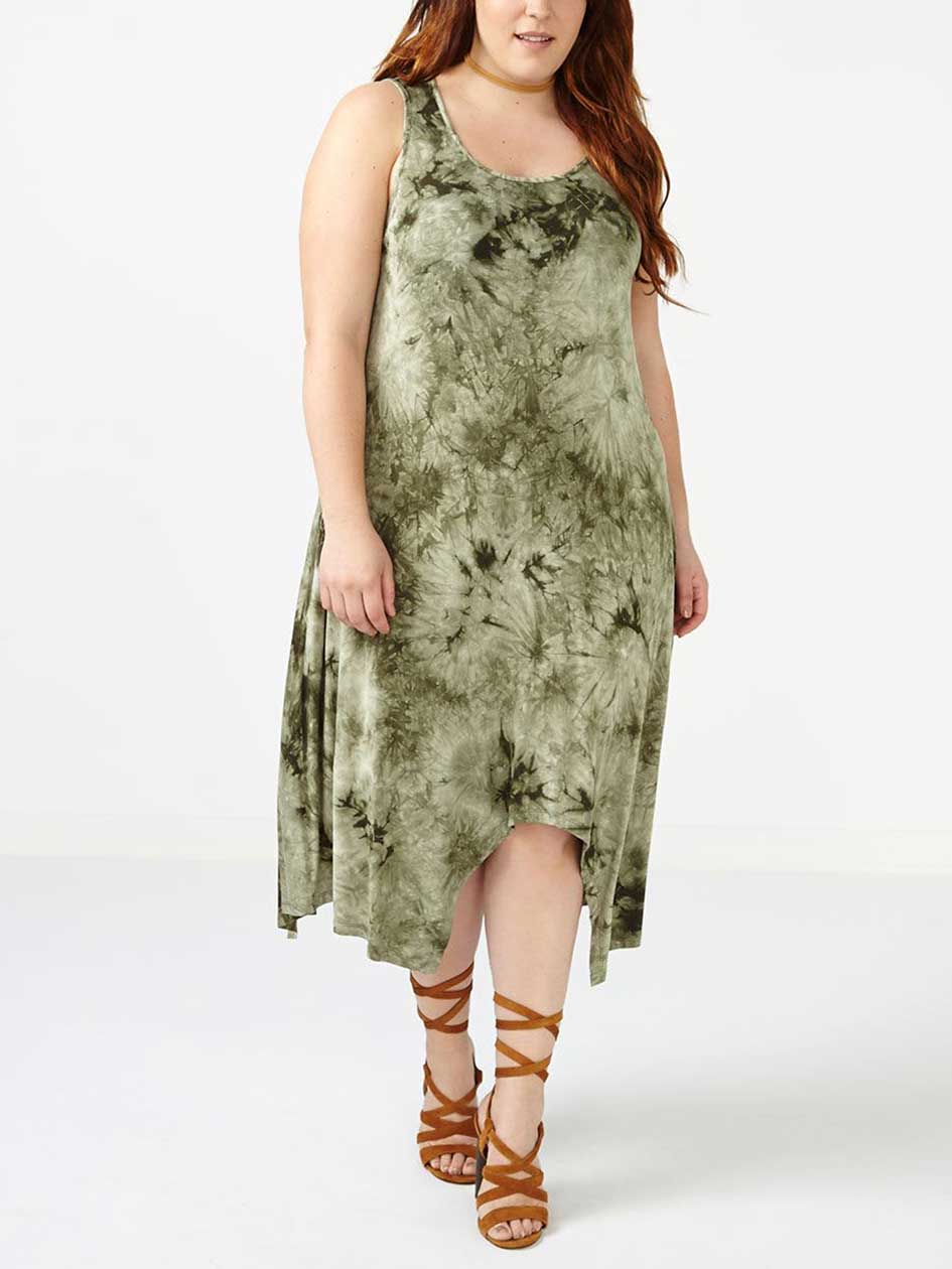 ONLINE ONLY Tie Dye Sharkbite Dress ONLINE ONLY Tie Dye Sharkbite Dress