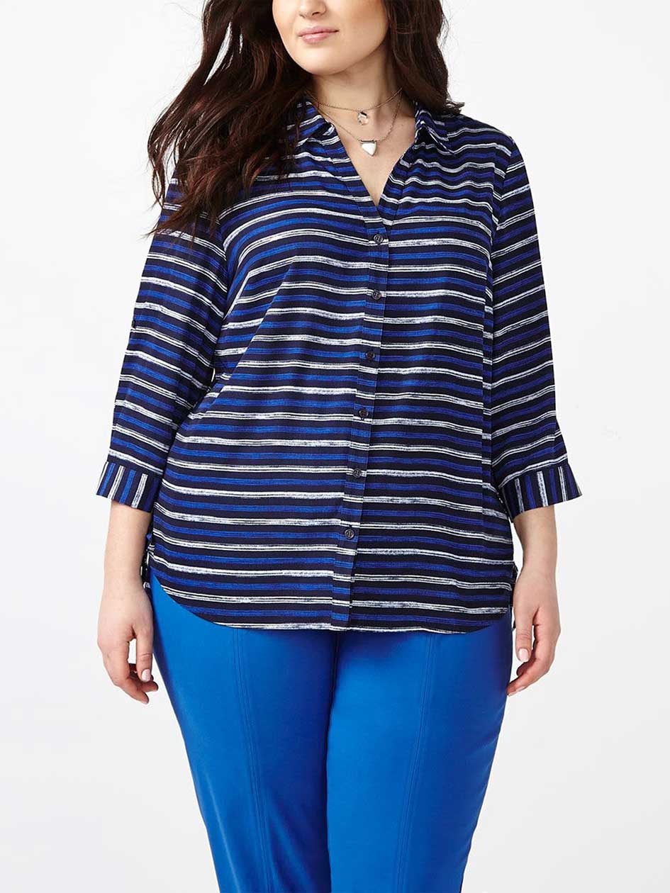 3/4 Sleeve Printed Blouse 3/4 Sleeve Printed Blouse