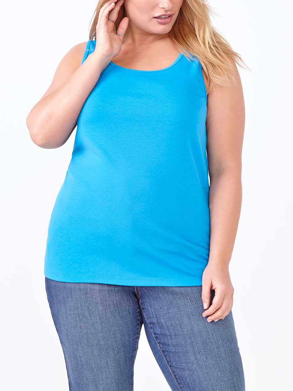 Shaped Fit Basic Tank Top Shaped Fit Basic Tank Top