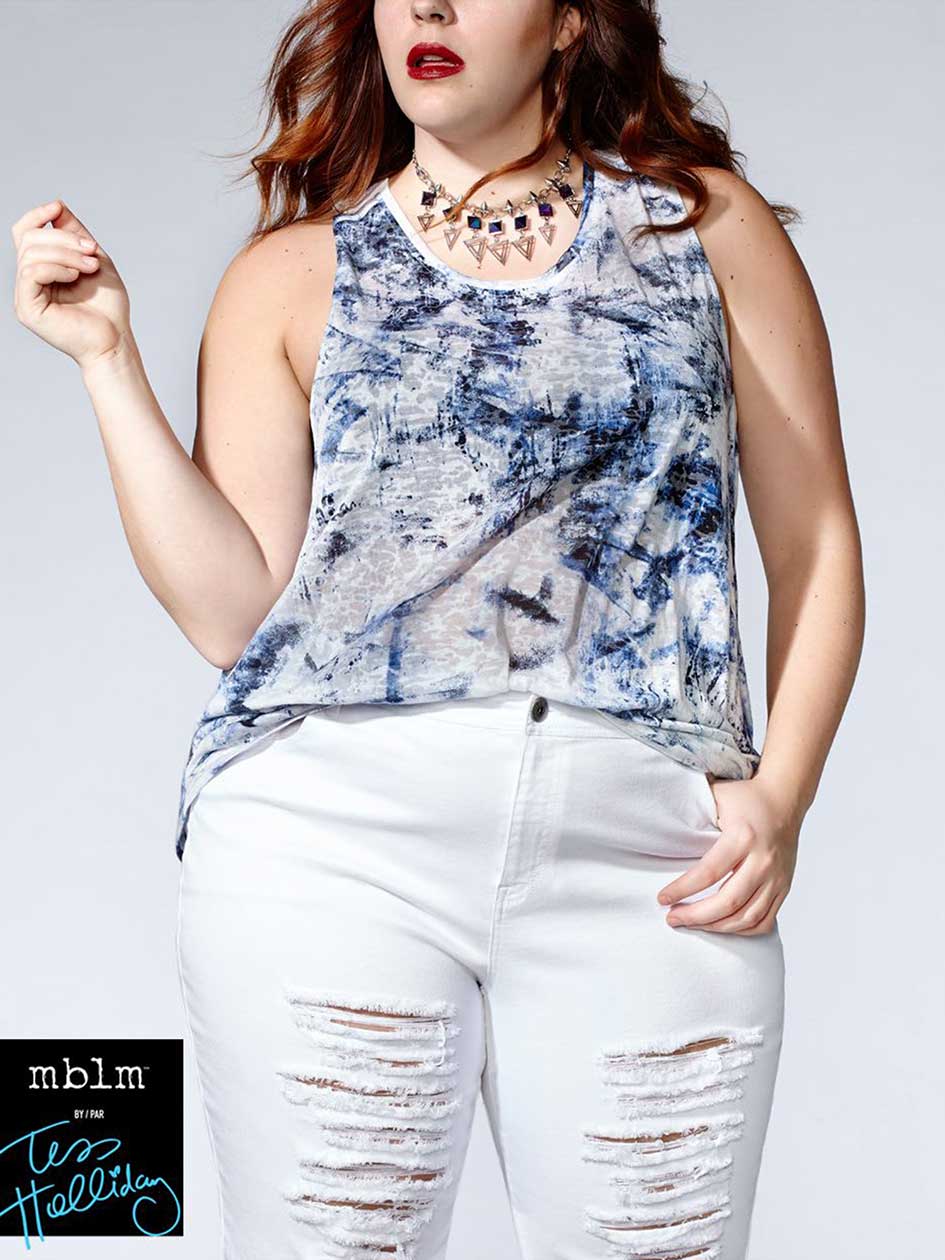 Tess Holliday - Printed Tank Top Tess Holliday - Printed Tank Top