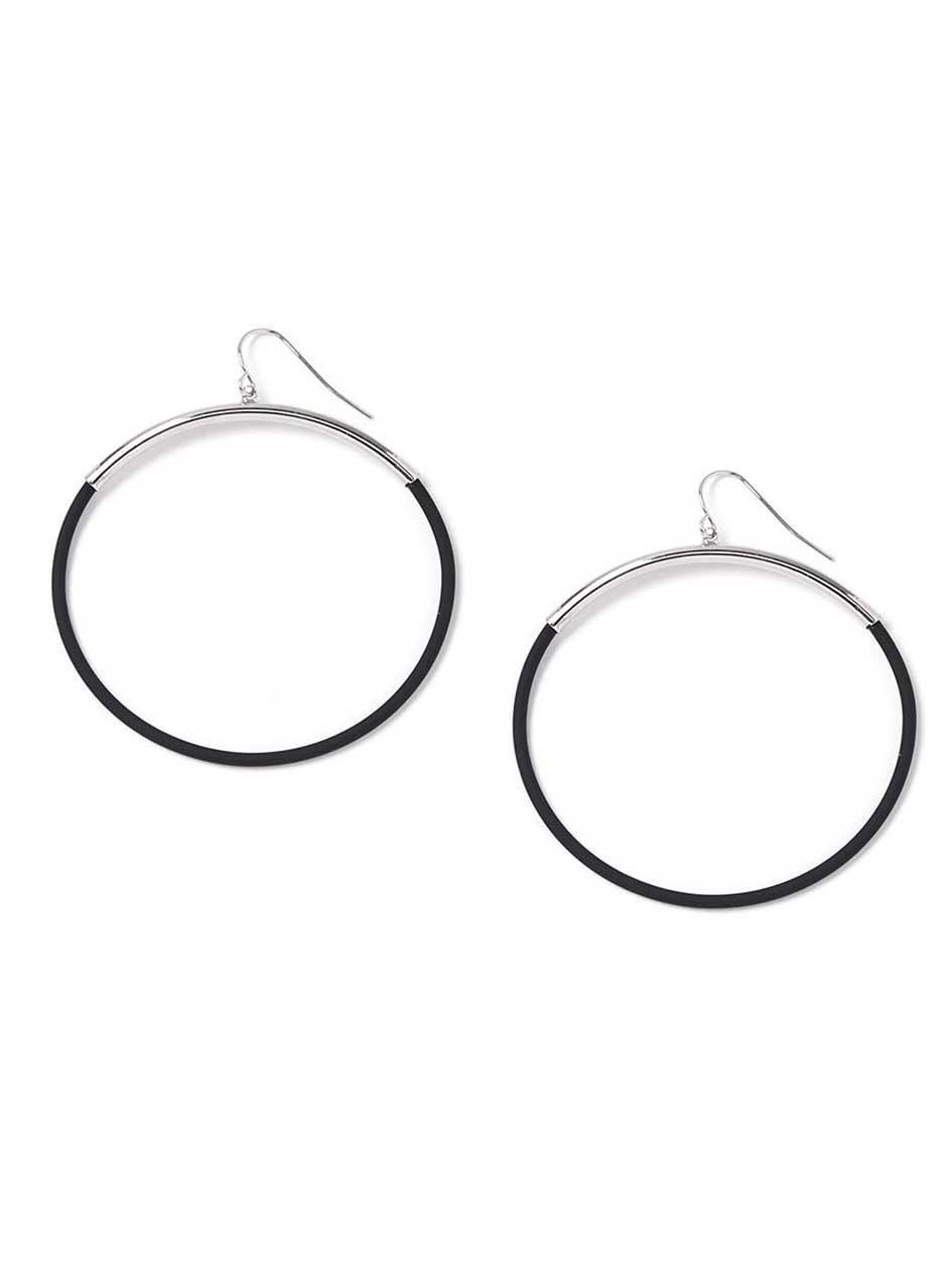 Rubber Hoop Earrings Rubber Hoop Earrings