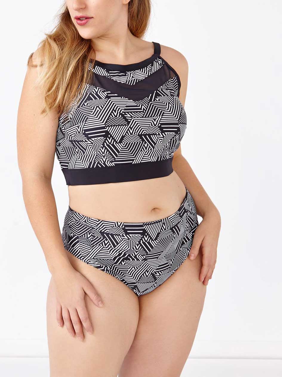 Sea - Printed Bikini Swim Top Sea - Printed Bikini Swim Top