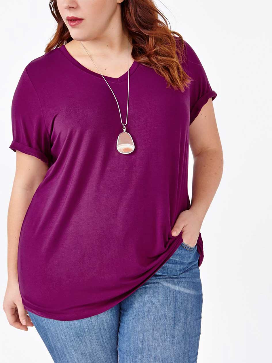 Relaxed Fit V-Neck T-Shirt Relaxed Fit V-Neck T-Shirt