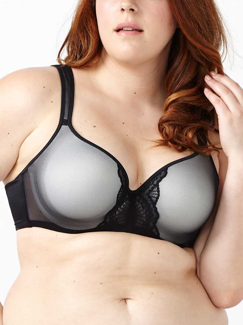 Ti Voglio Padded T-Shirt Bra with mesh Ti Voglio Padded T-Shirt Bra with mesh