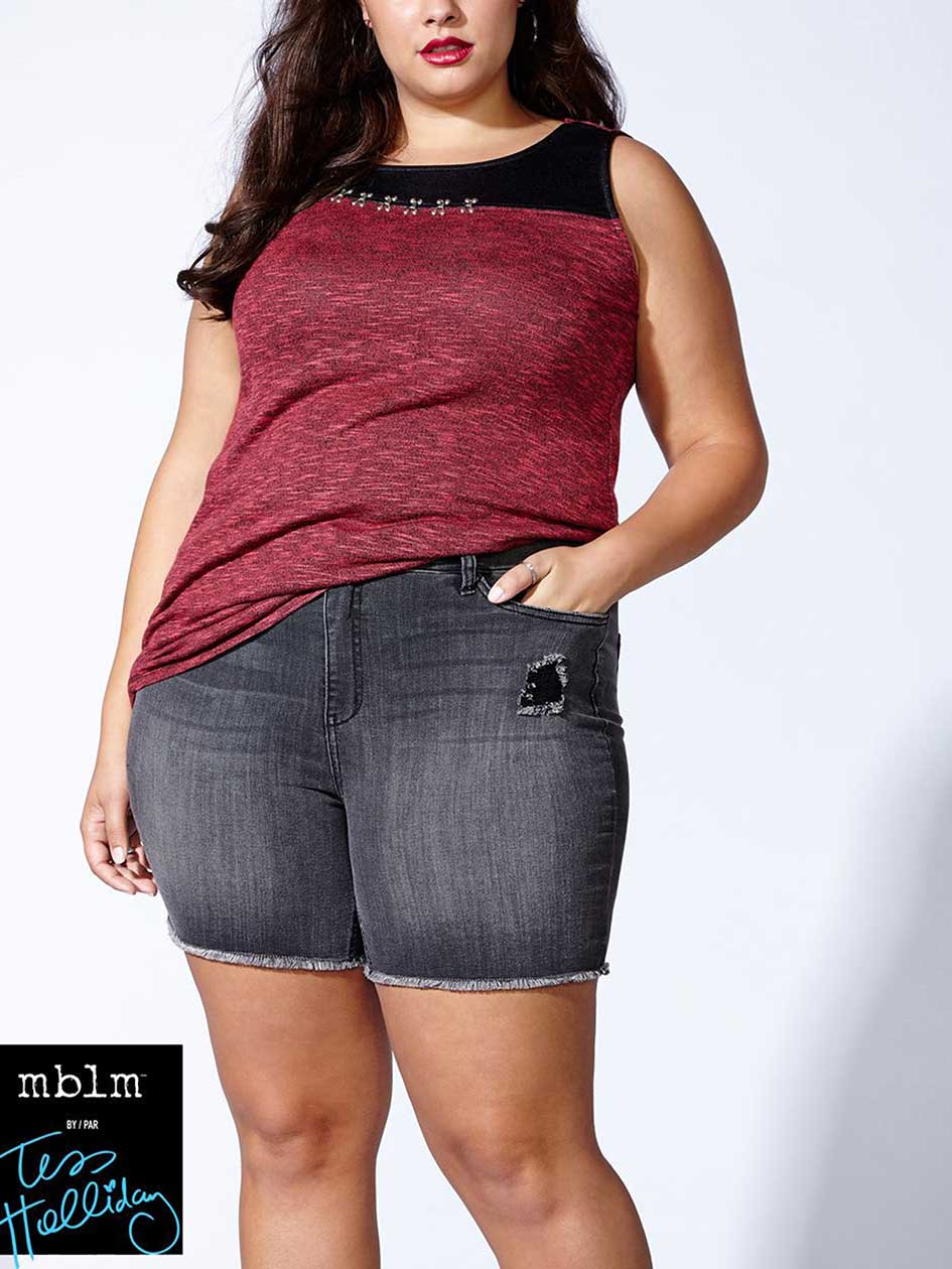 Tess Holliday - Tank Top with Hook and EyeTrim Tess Holliday - Tank Top with Hook and EyeTrim