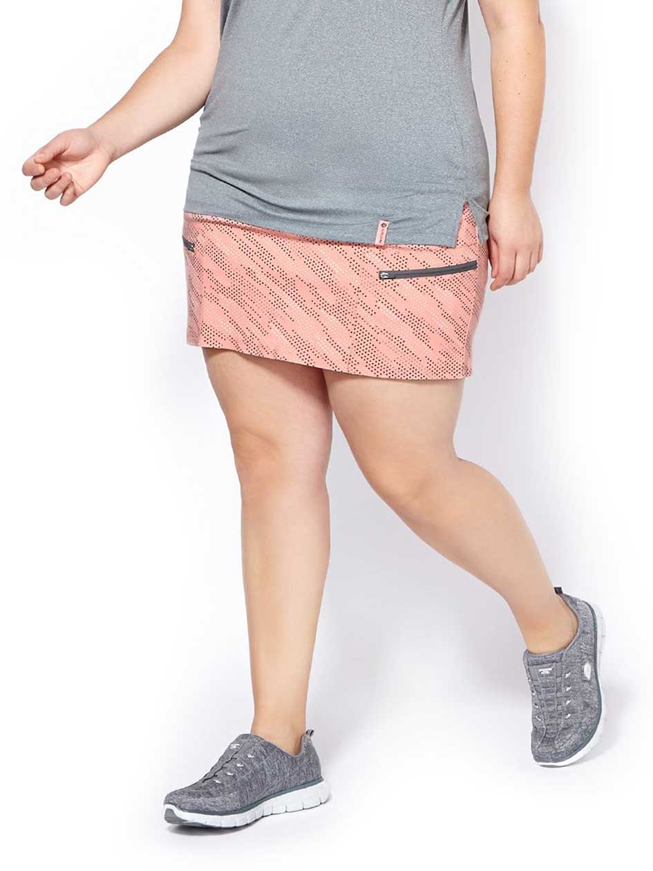 Sports - Printed Plus-Size Golf Skort Sports - Printed Plus-Size Golf Skort