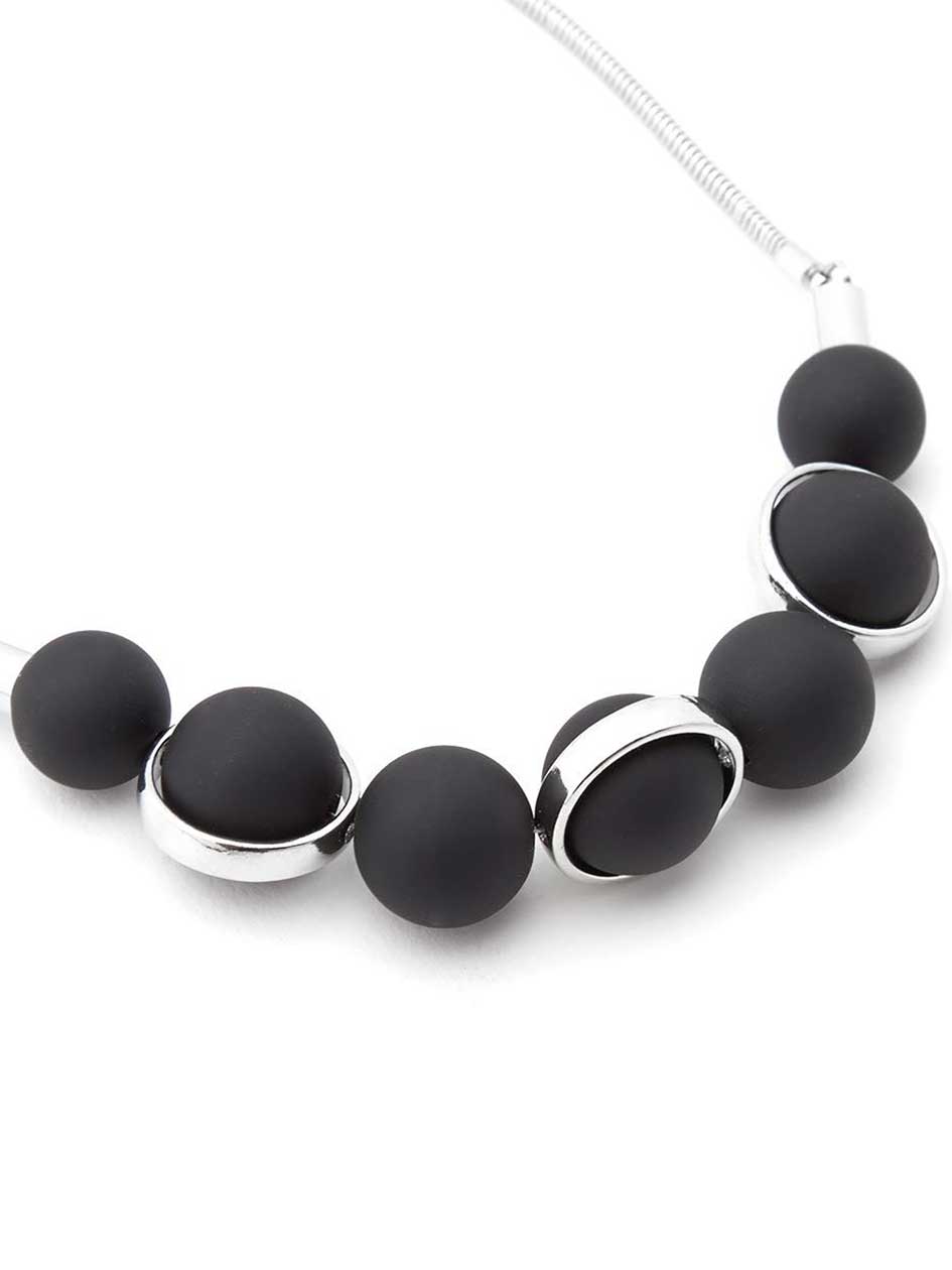 Rubberized Statement Necklace Rubberized Statement Necklace