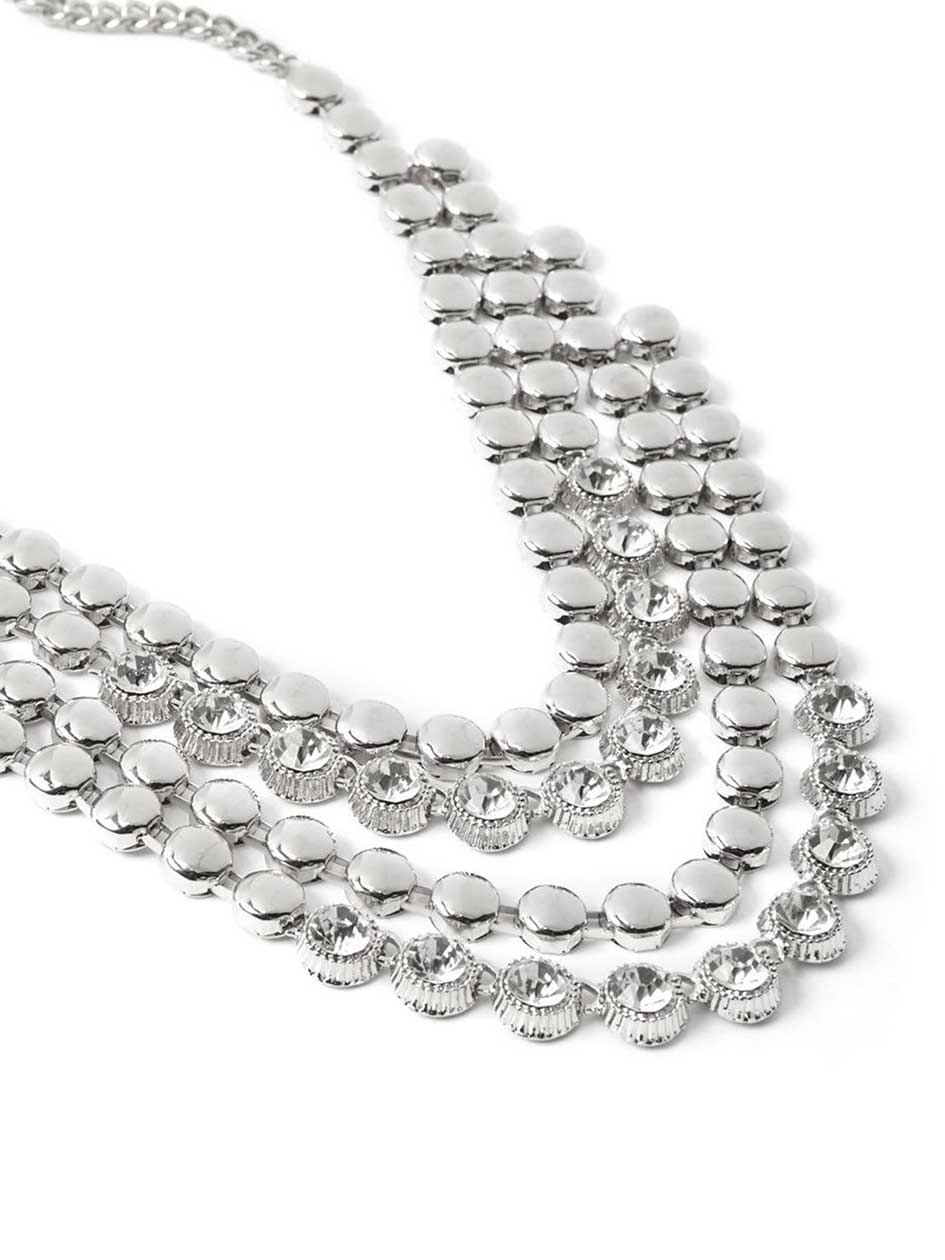 Multi-Row Stone Necklace Multi-Row Stone Necklace