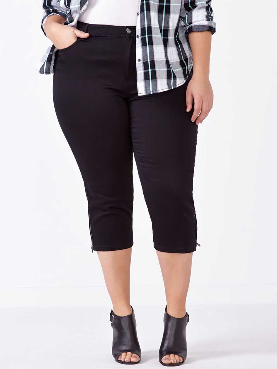 d/c JEANS Black Jean Legging Capri d/c JEANS Black Jean Legging Capri