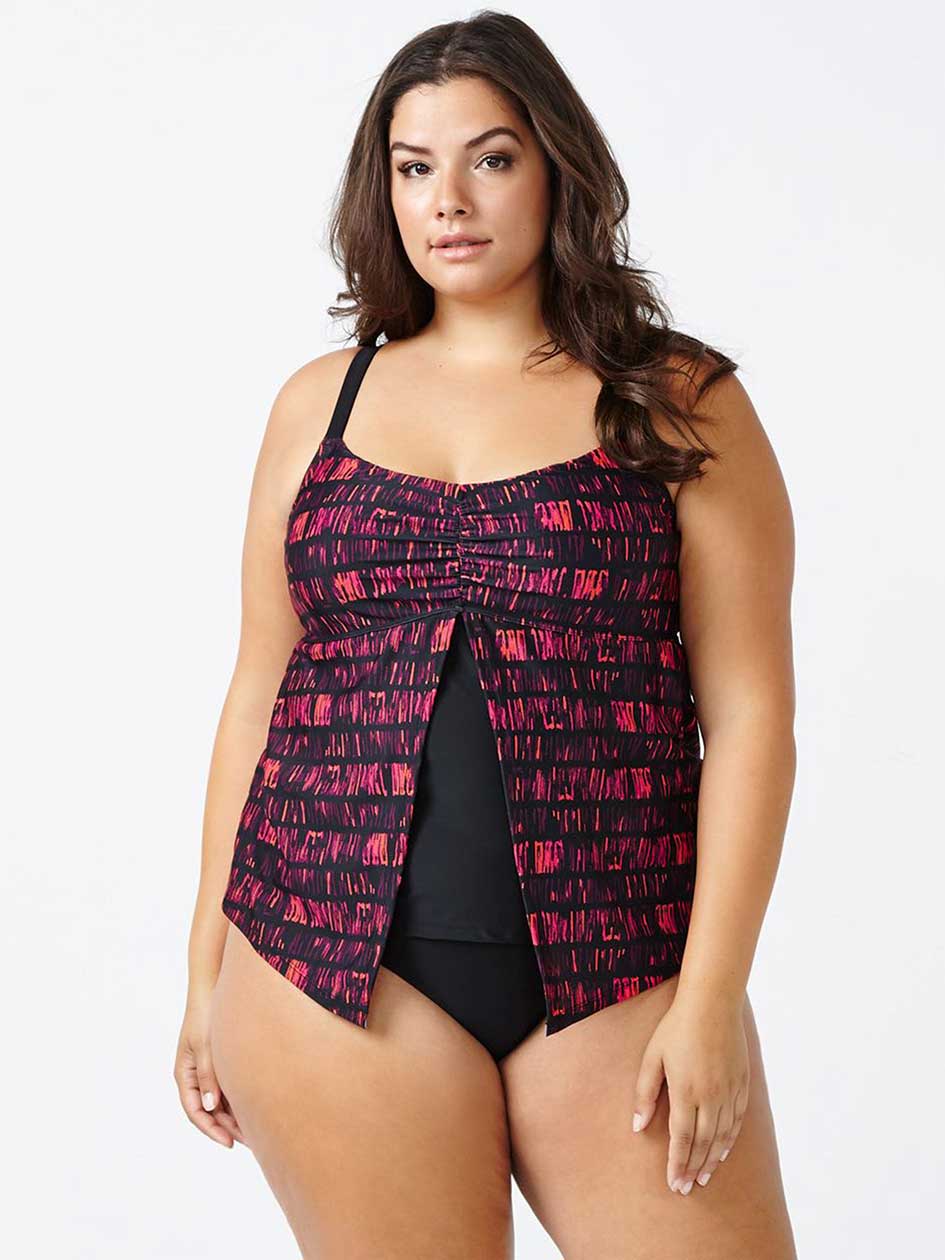 Sea - Printed Tankini with Underwire Sea - Printed Tankini with Underwire