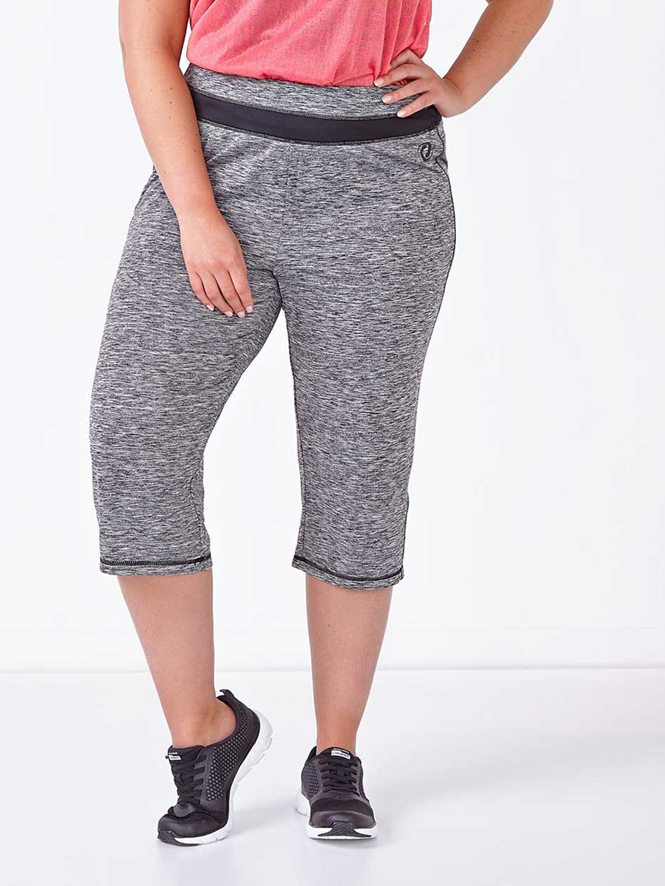 Essentials - Plus-Size Activewear Capri Essentials - Plus-Size Activewear Capri