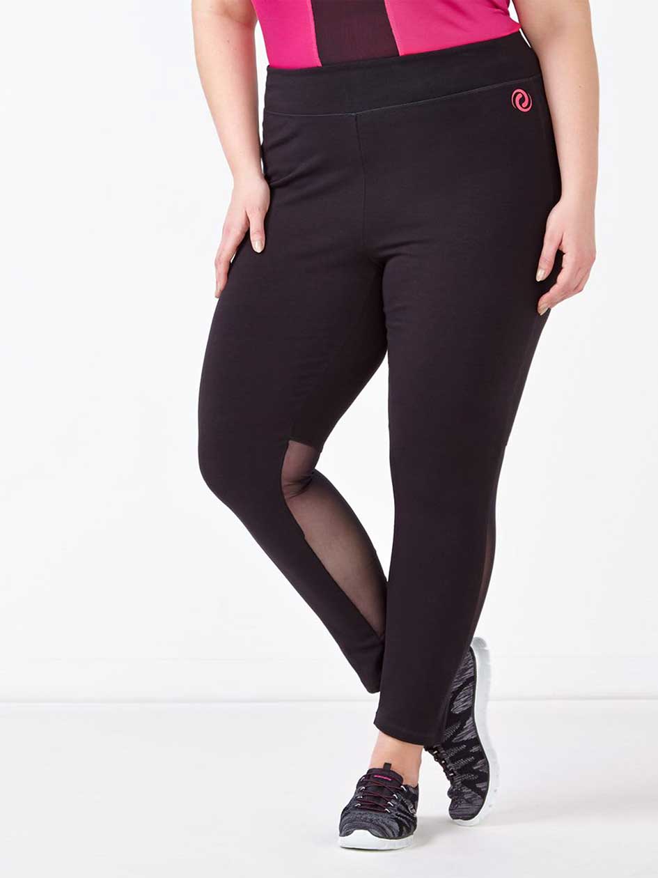 Athleisure - Plus-Size Legging with Mesh Athleisure - Plus-Size Legging with Mesh
