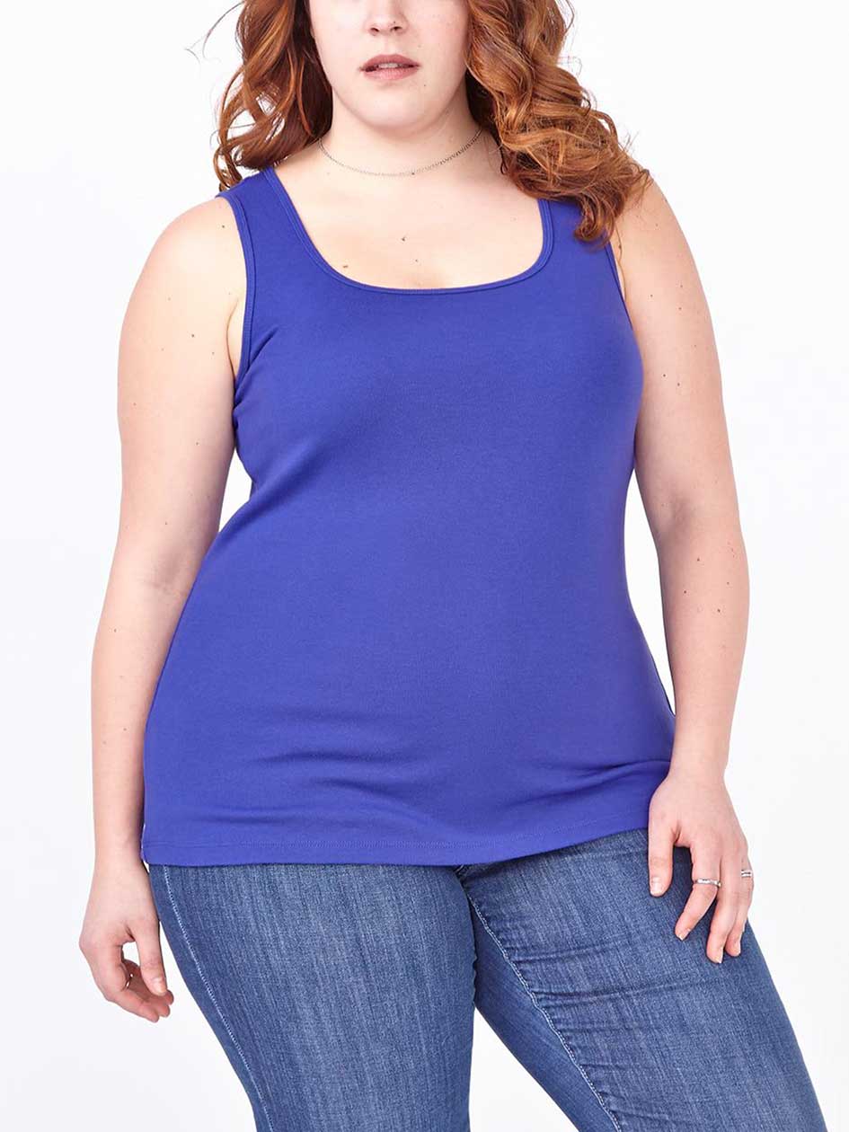 Shaped Fit Basic Tank Top Shaped Fit Basic Tank Top