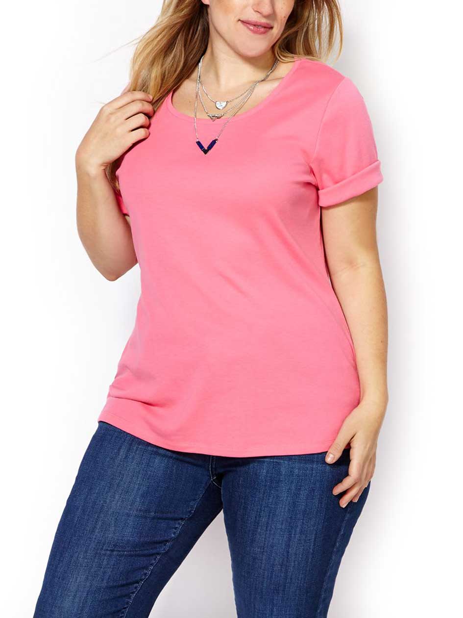 Shaped Fit Scoop Neck T-Shirt Shaped Fit Scoop Neck T-Shirt