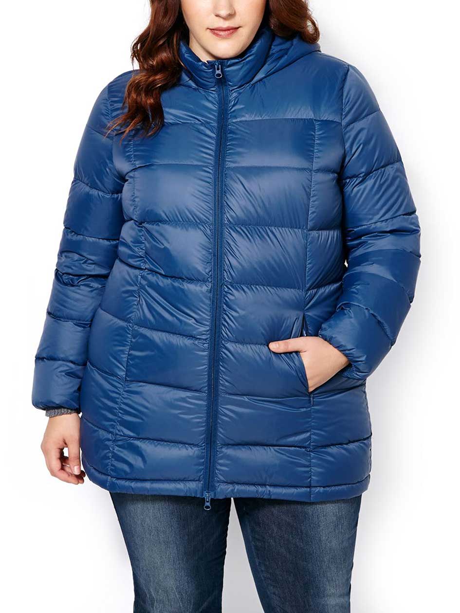 d/c JEANS Packable Hooded Down Jacket d/c JEANS Packable Hooded Down Jacket