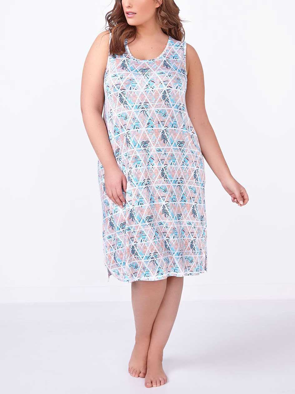 Ti Voglio Sleeveless Printed Sleepshirt Ti Voglio Sleeveless Printed Sleepshirt
