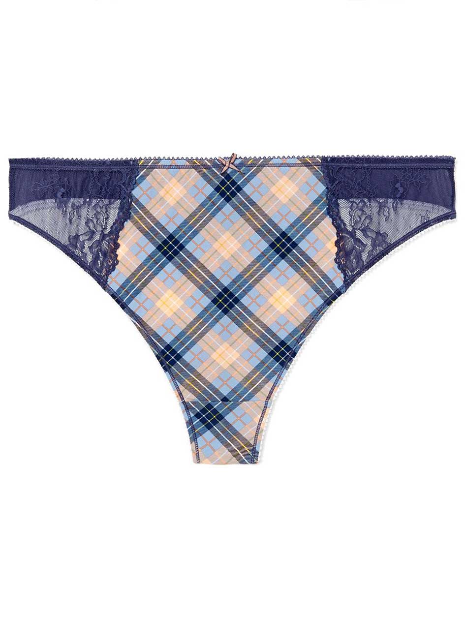 Ti Voglio Printed Thong Panty With Lace Ti Voglio Printed Thong Panty With Lace