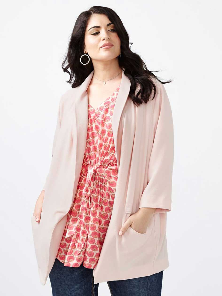 MELISSA McCARTHY Soft Fitted Blazer MELISSA McCARTHY Soft Fitted Blazer