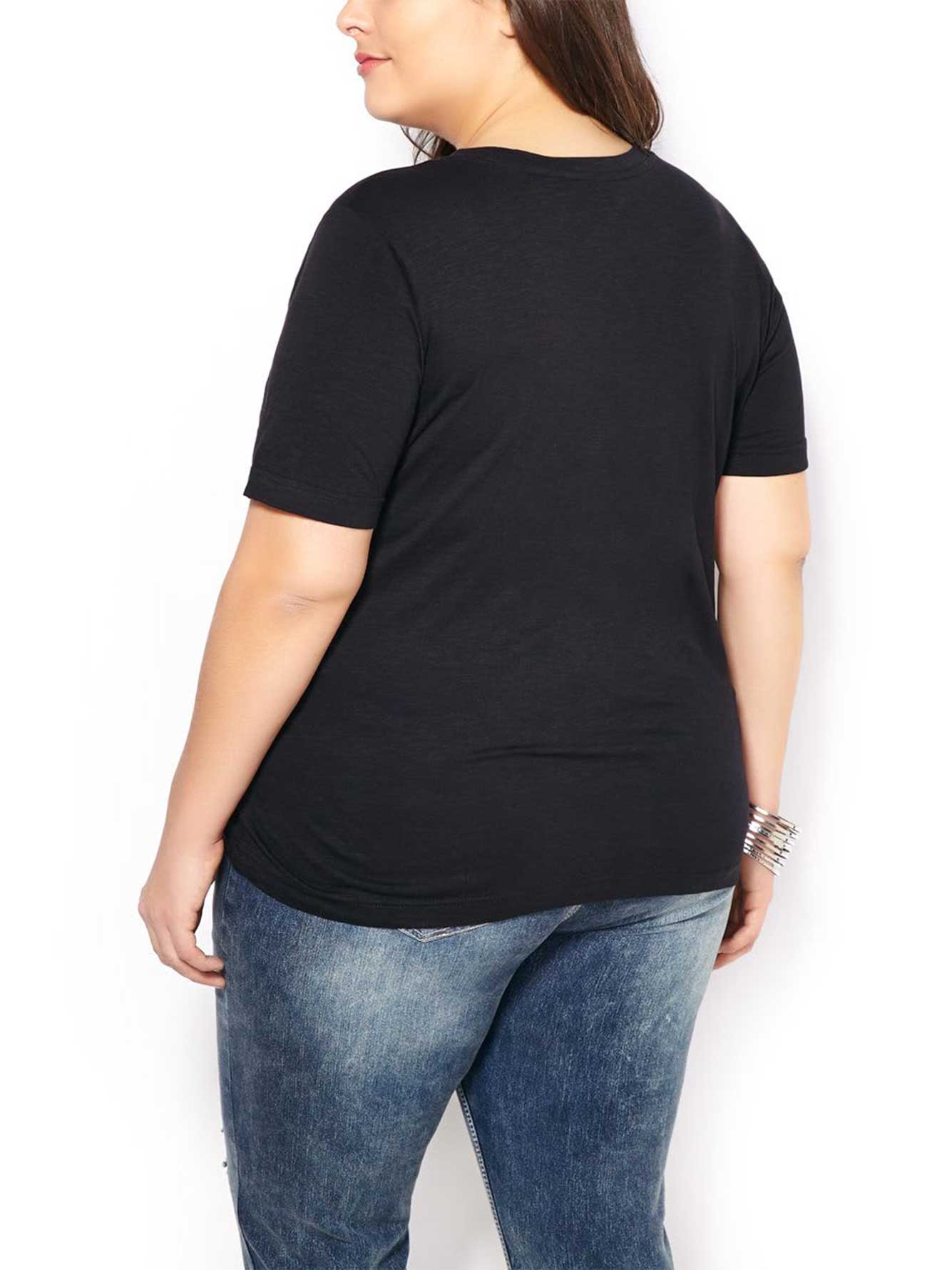 Shaped Fit Basic VNeckline TShirt Penningtons