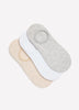 Neutral Knit Sneaker Socks, Set of 3