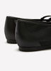 Wide Width, Black Crista Mesh Double Buckle Flat Shoe - Naturalizer