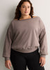 Off-Shoulder Year Round French Terry Sweatshirt - Fabletics