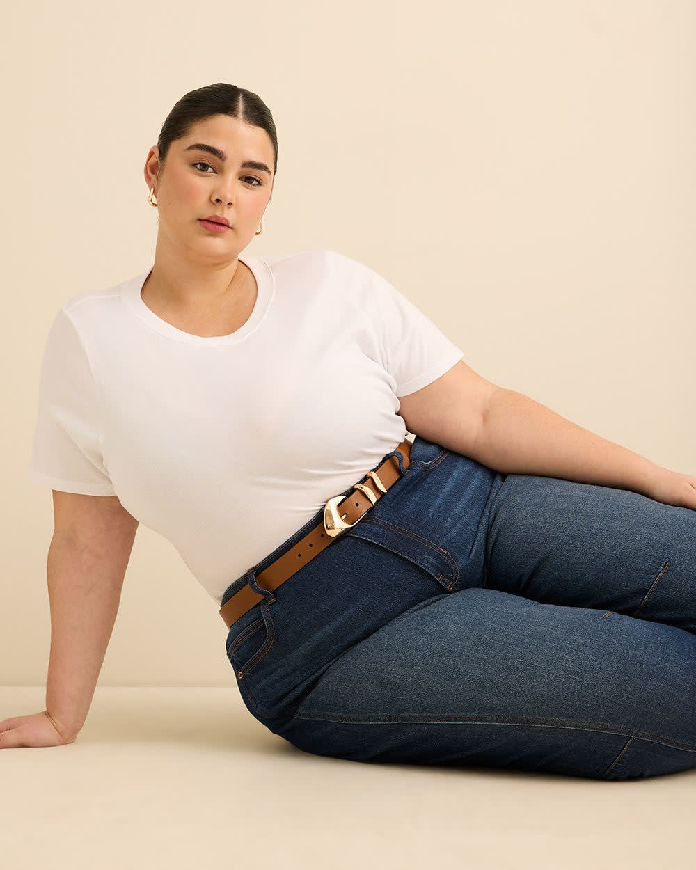 Jean taille haute à jambe ballon - d/C JEANS