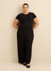 Cheeky Black Knit Short-Sleeve Bodysuit - ti Voglio