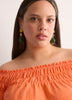Responsible, Slight Swing Off-Shoulder Knit Top