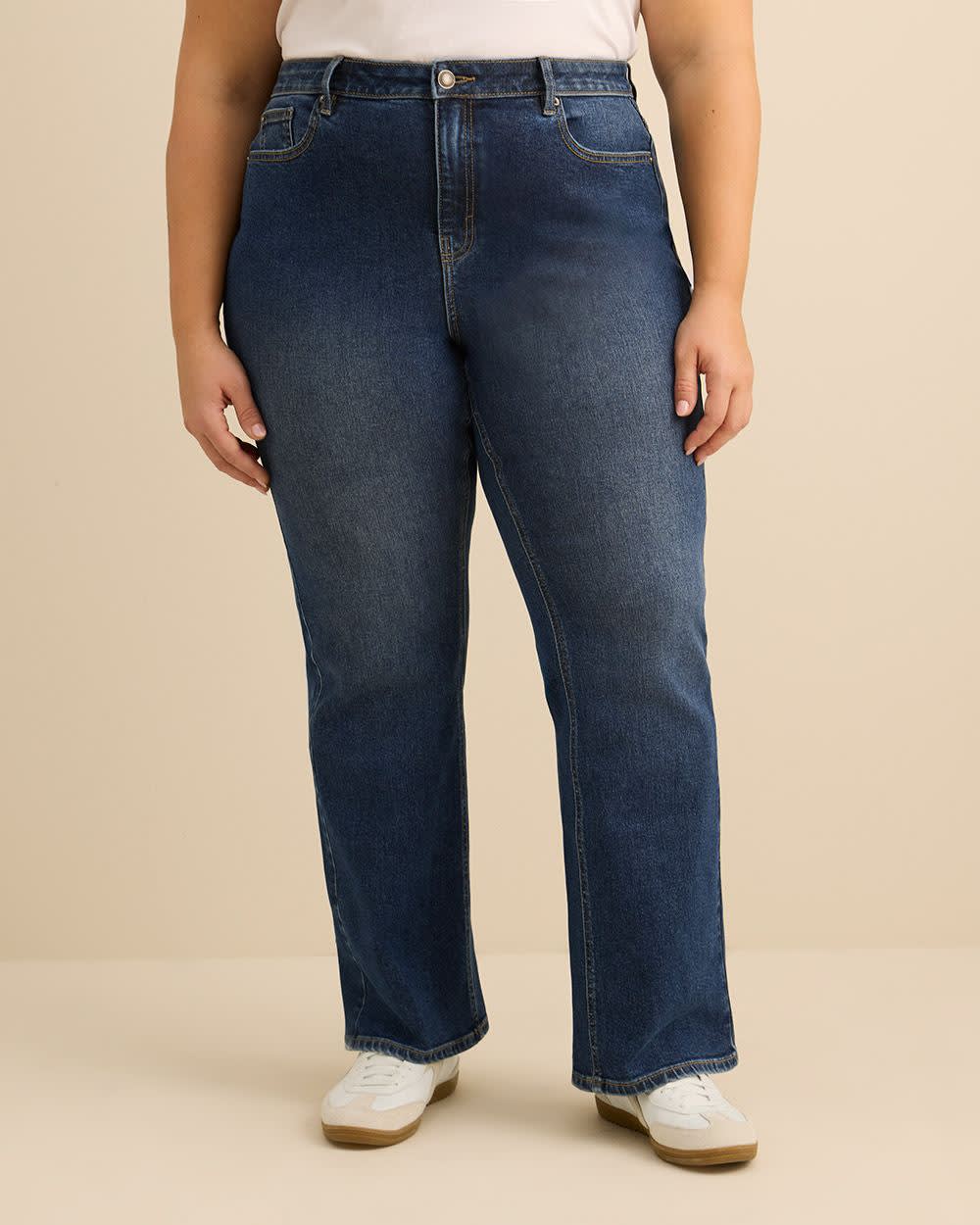 Jean taille haute à jambe évasée, coupe classique - d/C Jeans