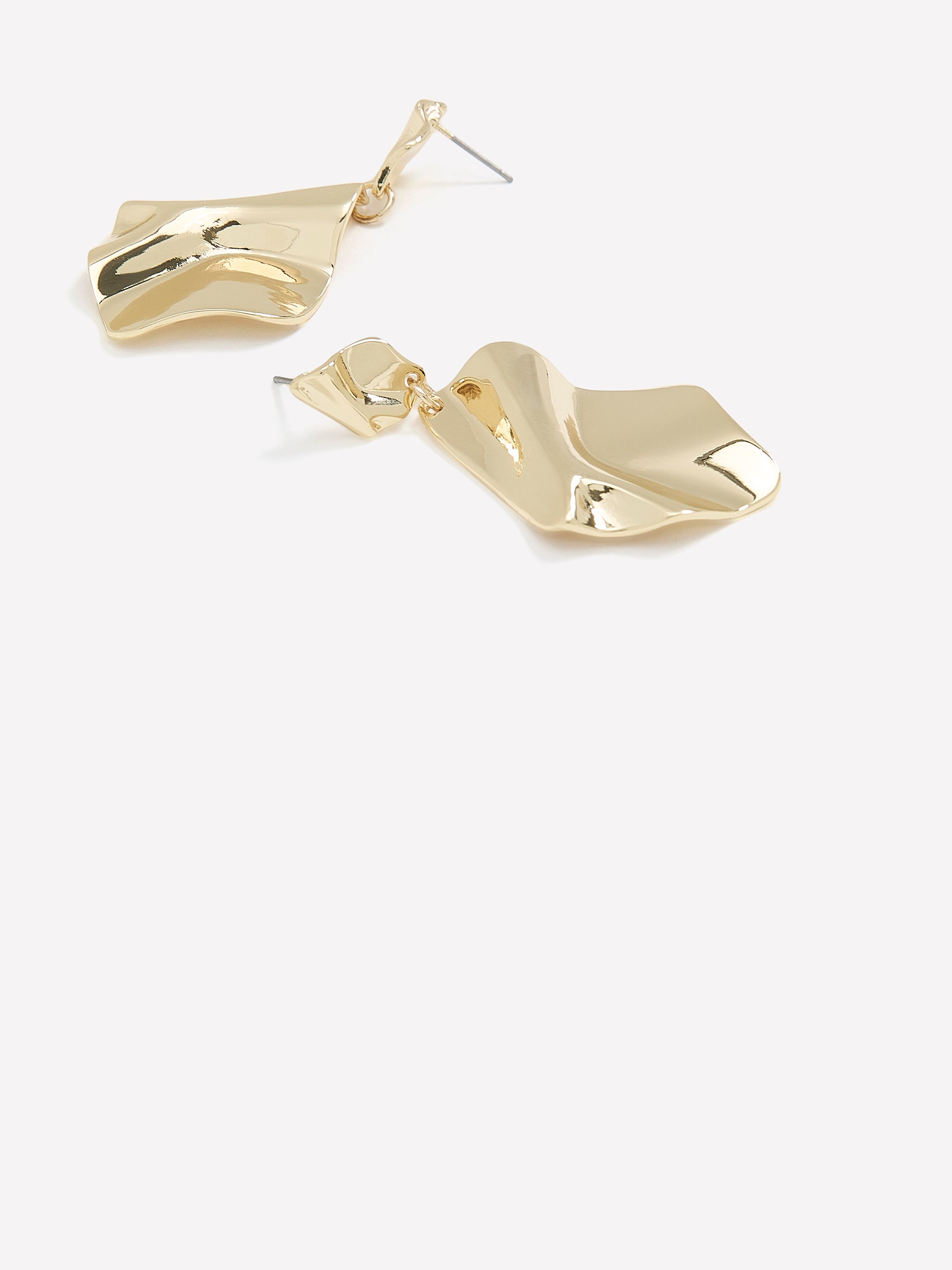 Boucles d'oreilles à pendentifs martelés