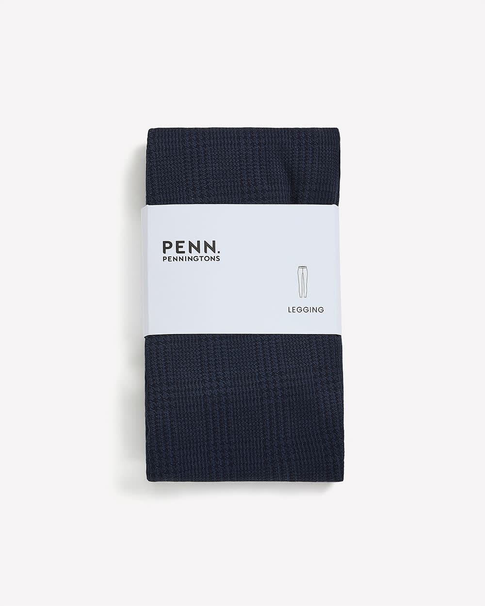 Textured Plaid Fashion Legging