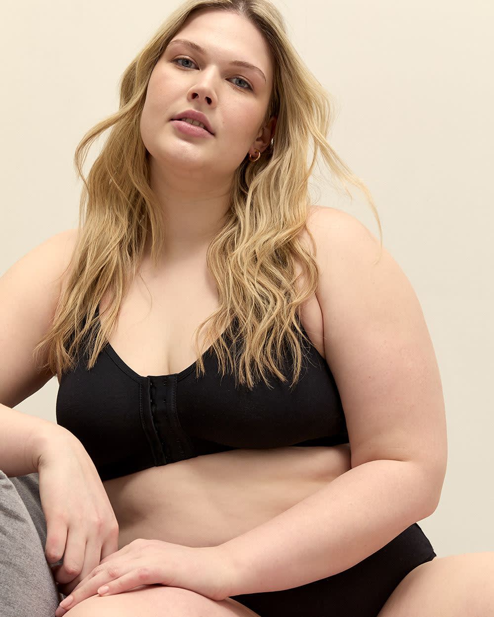 Front Closure Wireless Cotton Bra - tiVOGLIO