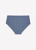 Dotted Heather Blue Cotton Full Brief - ti Voglio