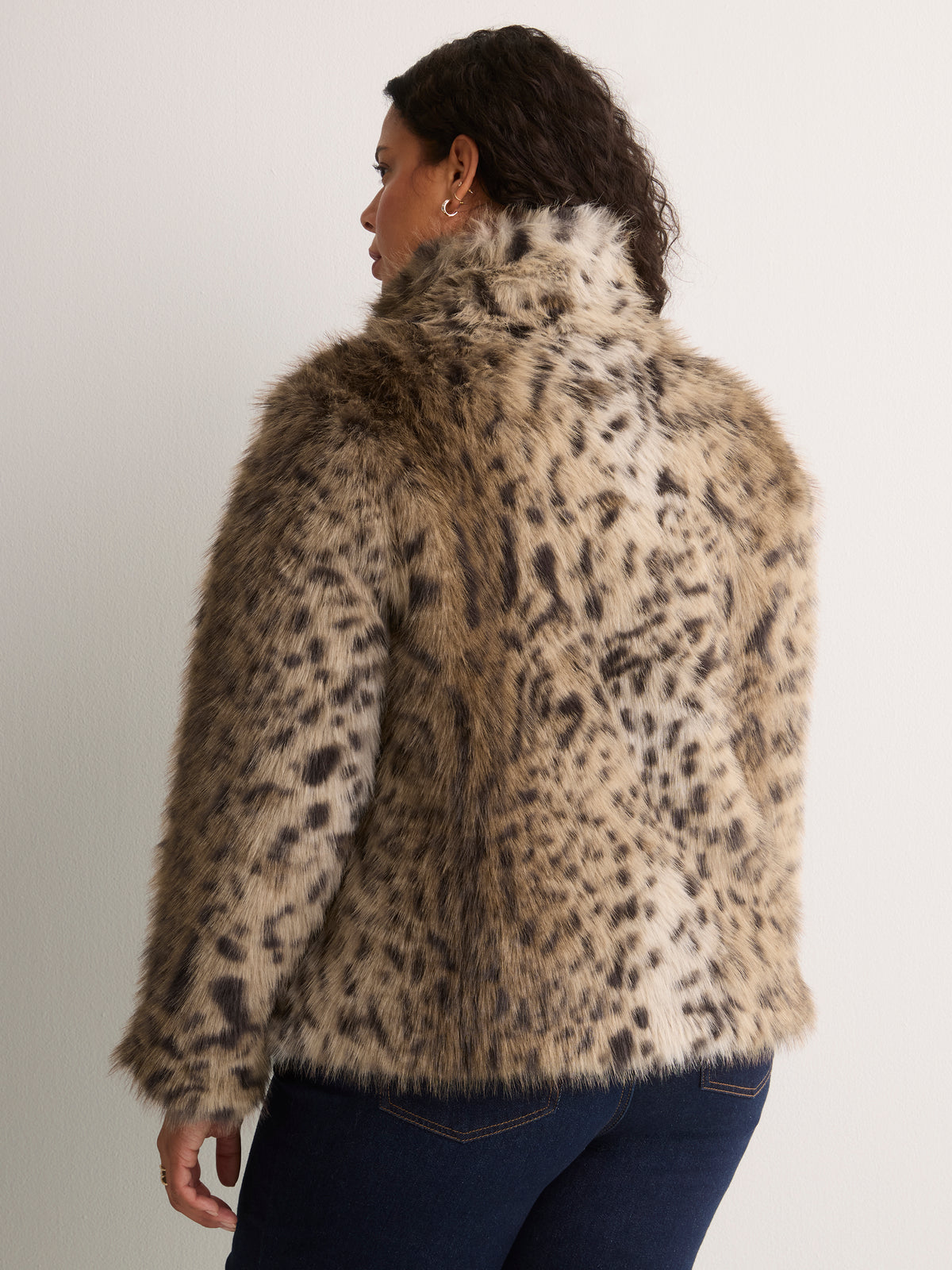 Cheetah Faux-Fur Jacket