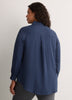 Responsible, Silky Buttoned Down Tunic Shirt