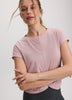 Short-Sleeve Crew-Neck T-Shirt with Twisted Detail - Hyba