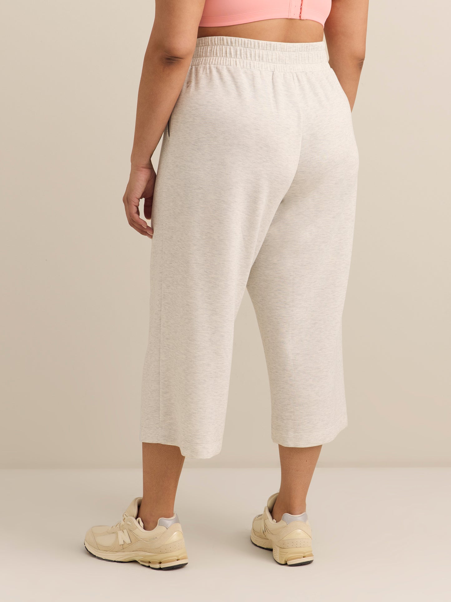 Pantalon court à jambe large, tissu responsable - Active Zone