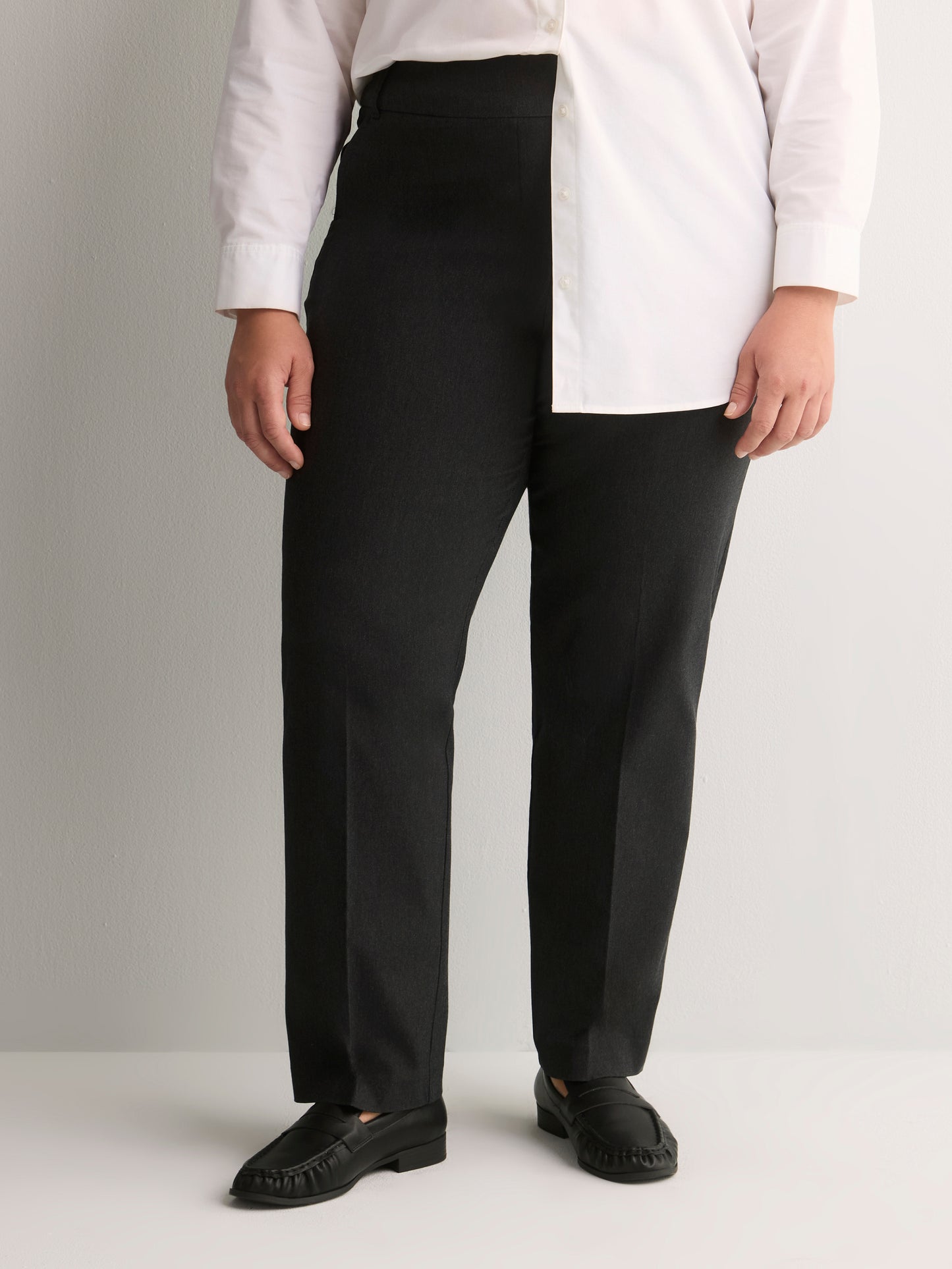Responsible, Gray Straight-Leg Savvy Pant